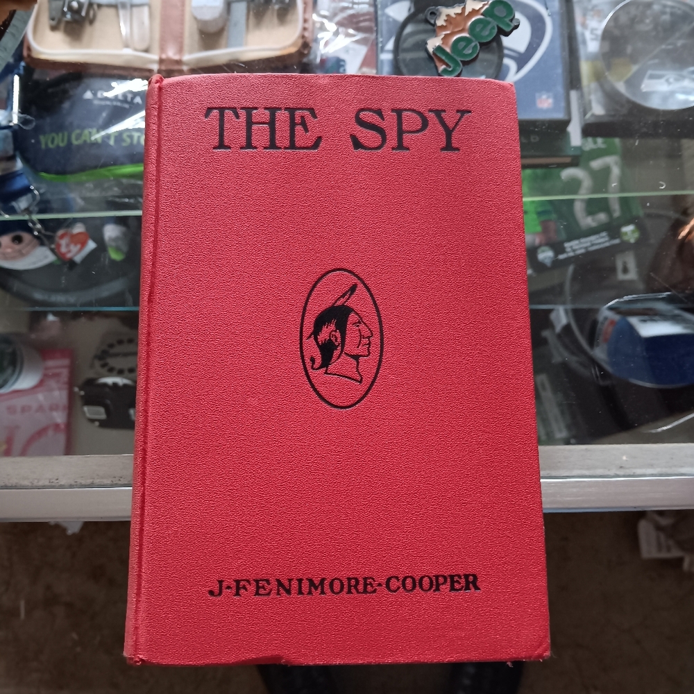 Red 'The Spy' Book by J. Fenimore Cooper